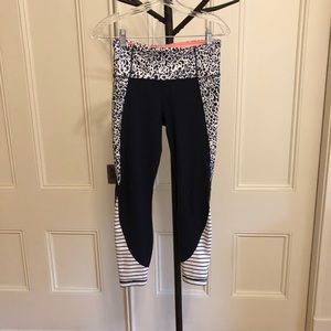 Athleta High Waist Cheetah Stripe Leggings